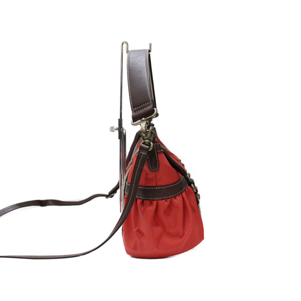 Burberry Blue shoulder Label tote bag red London